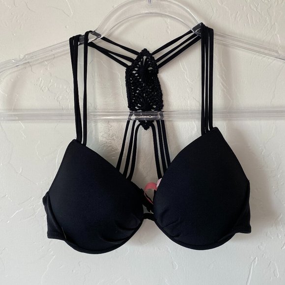 Victoria’s Secret Strappy Crochet Back Bikini Top